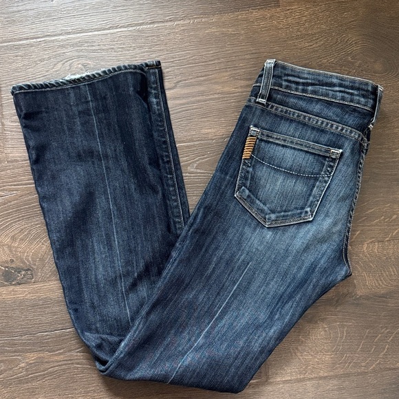 PAIGE Denim - Paige Women's Blue Jeans in Laurel Canyon Low rise Bootcut size 27